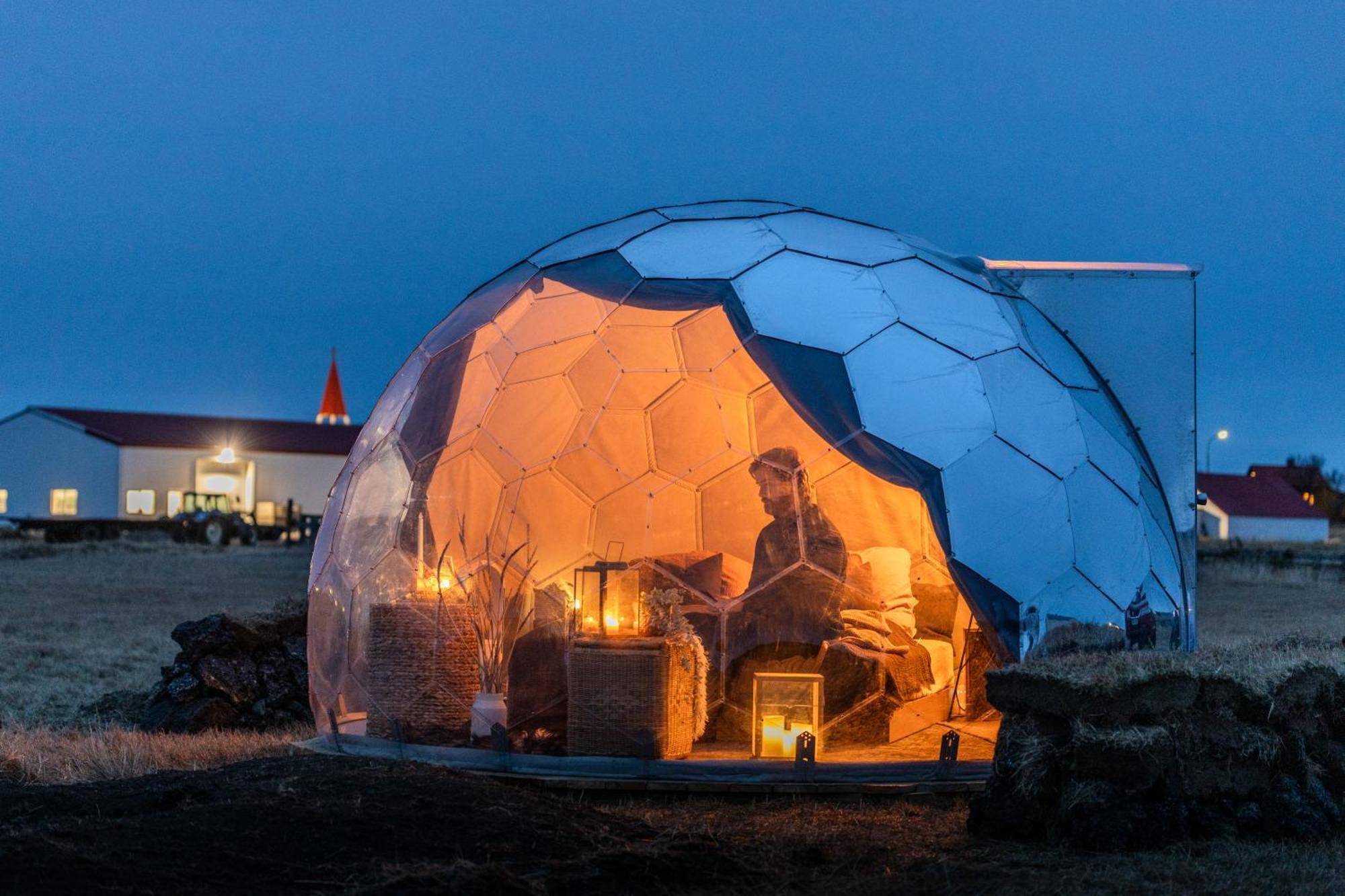 Helja Stay Glamping Domes Hella Exterior photo
